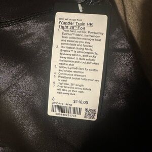 Lululemon WunderTrain Leggings New with Tags